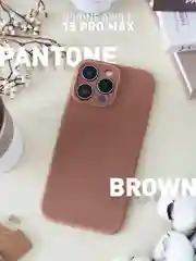 Манго чехол + стекло для iPhone 15 Pro Max силиконовый ROSCO матовый тонкий с защитой камер