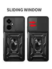 Красный чехол противоударный armors для Tecno Camon 19 Neo / Техно Камон 19 Нео с защитой камеры