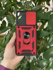 Зеленый чехол противоударный armors для Tecno Camon 19 Neo / Техно Камон 19 Нео с защитой камеры