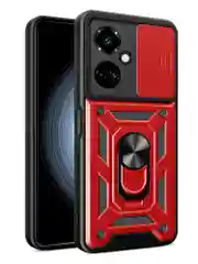 Красный чехол противоударный armors для Tecno Camon 19 Neo / Техно Камон 19 Нео с защитой камеры