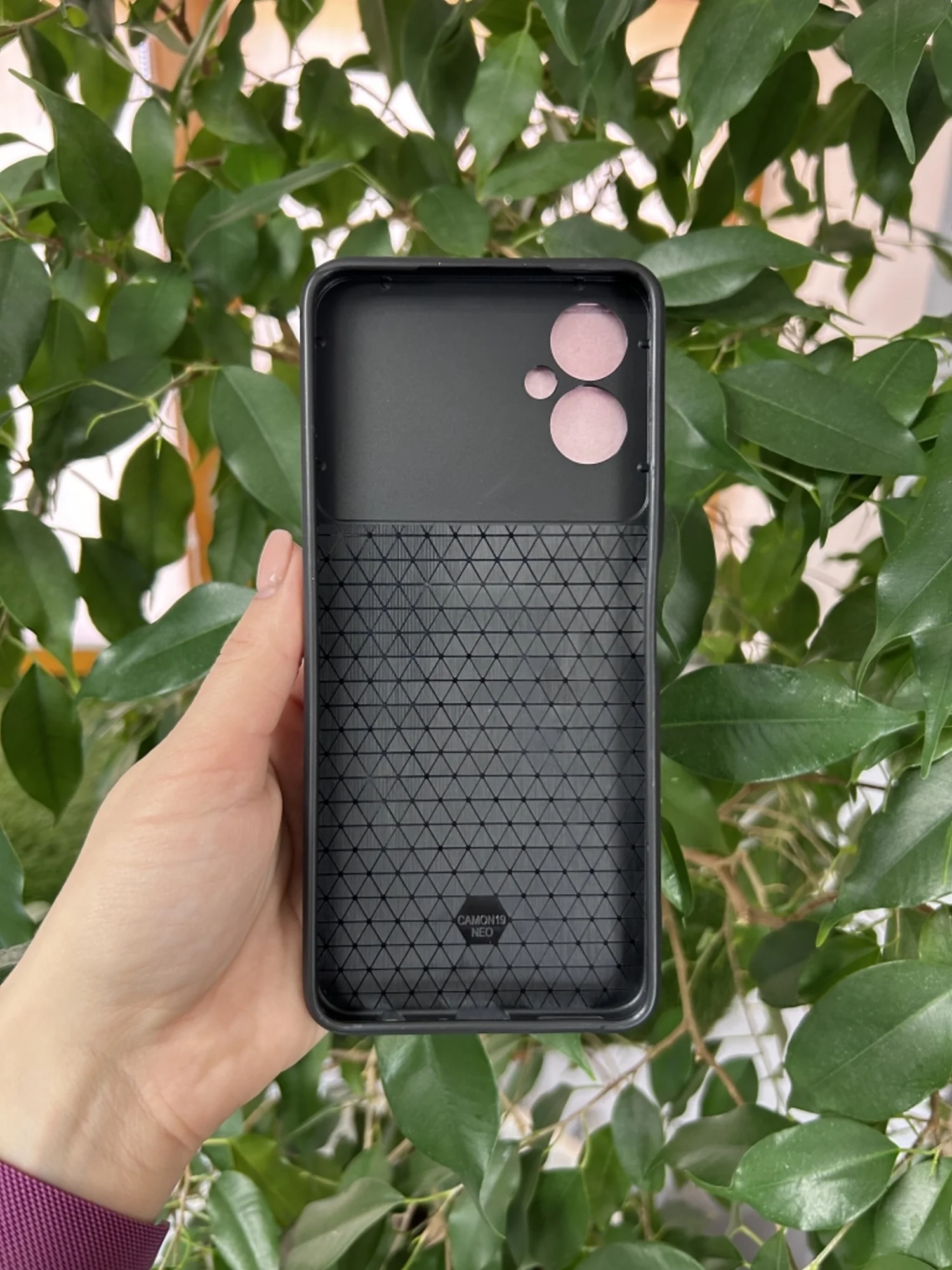 Зеленый чехол противоударный armors для Tecno Camon 19 Neo / Техно Камон 19 Нео с защитой камеры