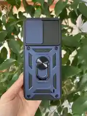 Темно-синий чехол противоударный armors для Tecno Camon 19 Neo / Техно Камон 19 Нео с защитой камеры