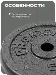 Блины для штанги, гантели, PROIRON, 5 кг, набор 2 шт