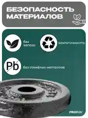 Блины для штанги, гантели, PROIRON, 10 кг, набор 2 шт