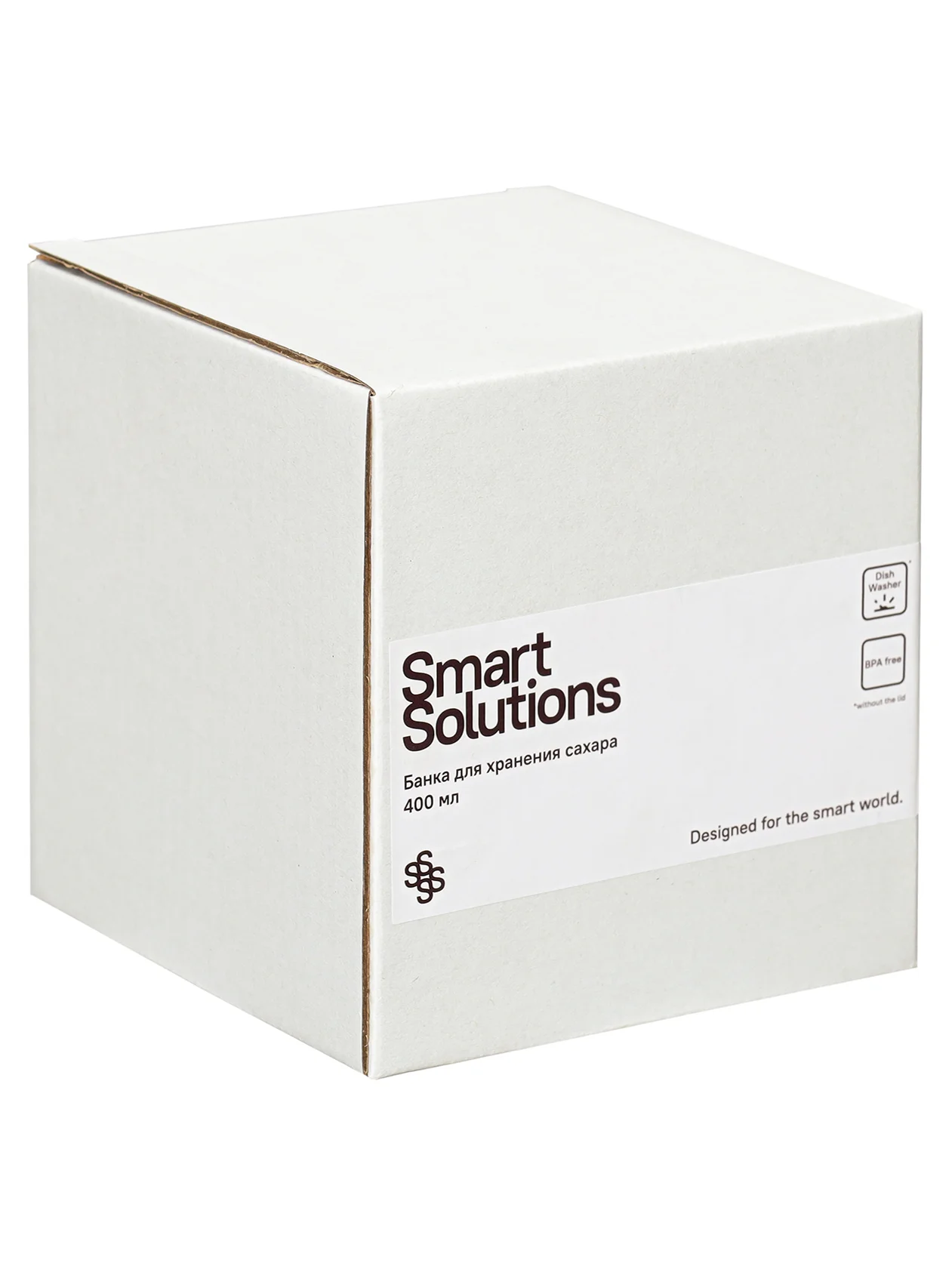 Банка для хранения сахара 400 млSmart Solutions керамическая сахарница с крышкой