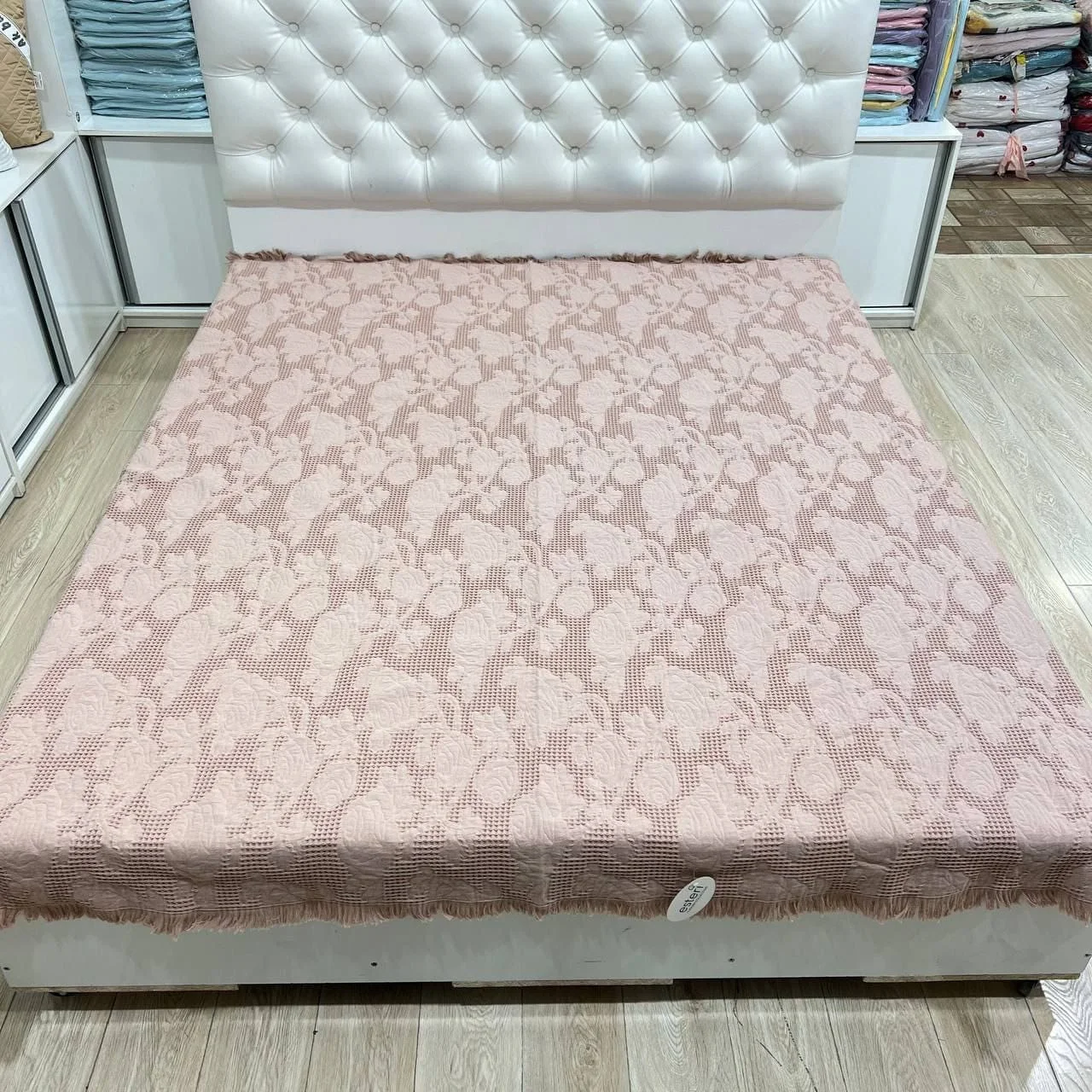Покрывало на 2х спальную,евро кровати,Размер -200/220,Состав ткани - хлопок 100%