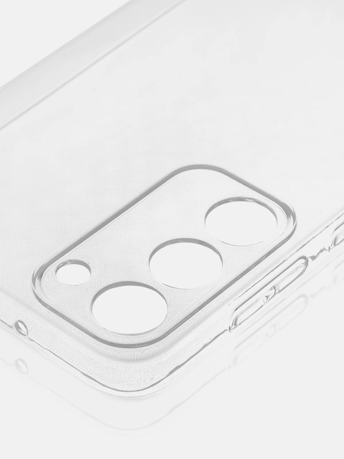 Прозрачный чехол для Samsung Galaxy S23+, S23 Plus силиконовый ROSCO прозрачный, бортик- защита камер