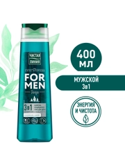 FOR MEN Шампунь,кондиционер,гель для душа 3 в 1 taiga 400 мл