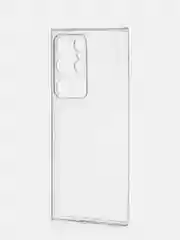 Прозрачный чехол для Samsung Galaxy S23 Ultra силиконовый ROSCO прозрачный с бортиком- защитой камер