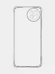 Прозрачный чехол для Itel S23 противоударный силиконовый BROSCORP прозрачный с защитой камер, углов