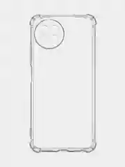 Прозрачный чехол для Itel S23 противоударный силиконовый BROSCORP прозрачный с защитой камер, углов