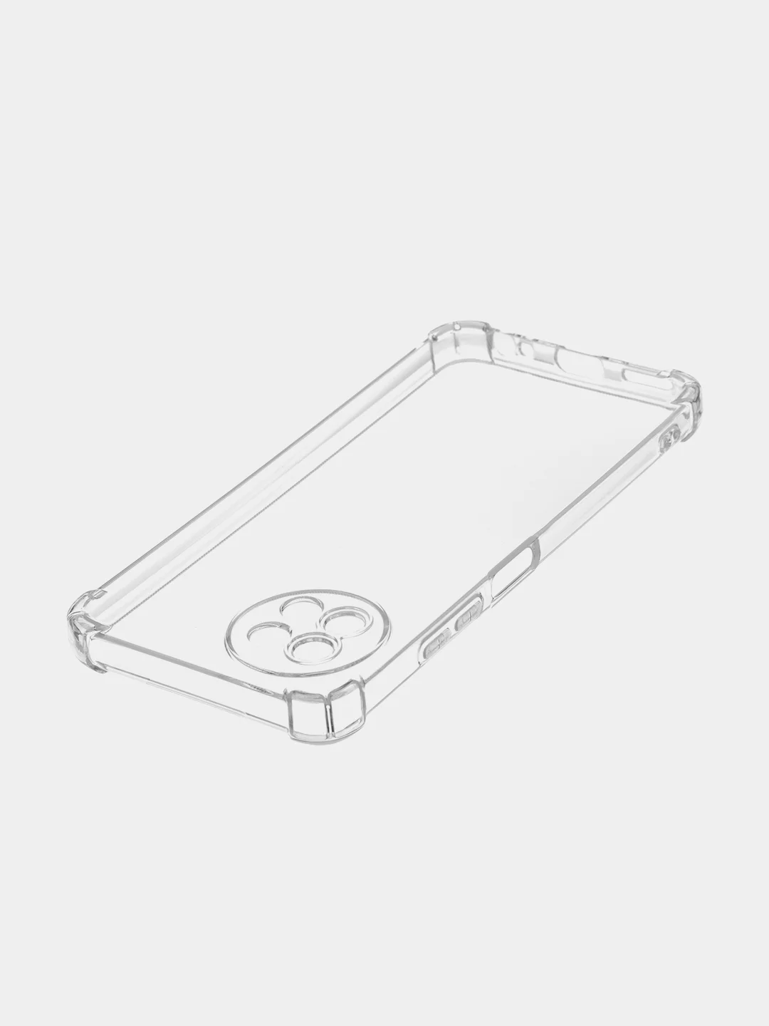 Прозрачный чехол для Itel S23 противоударный силиконовый BROSCORP прозрачный с защитой камер, углов