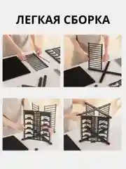 Настольная СУШИЛКА ДЛЯ ПОСУДЫ со сливом, подставка для тарелок, держатель для стаканов