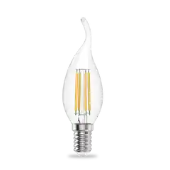 Лампа светодиодная E14 Свеча на ветру 12W теплый 2700К УПАК10шт Gauss Elementary Filament