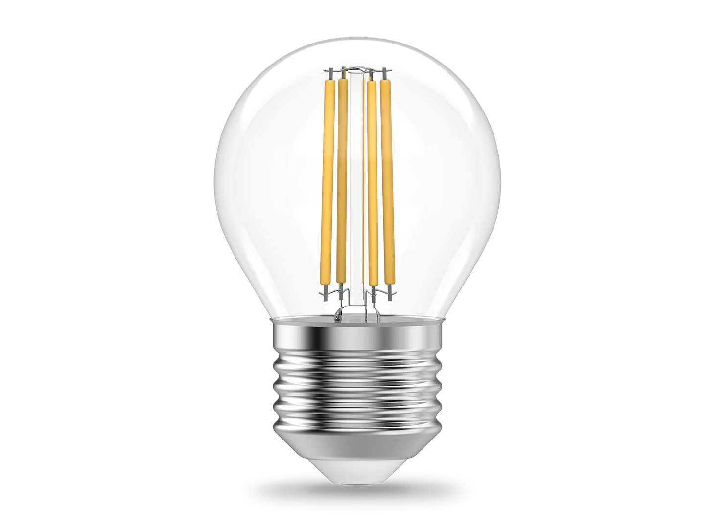 Лампочка светодиодная E27 Шар 12W нейтр. белый 4100К УПАК 10 шт. Gauss Elementary Filament