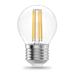 Лампочка светодиодная E27 Шар 12W нейтр. белый 4100К УПАК 10 шт. Gauss Elementary Filament