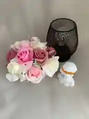 Конфетный букет из мыльных роз в кашпо из гипса / Подарочный набор ручной работы