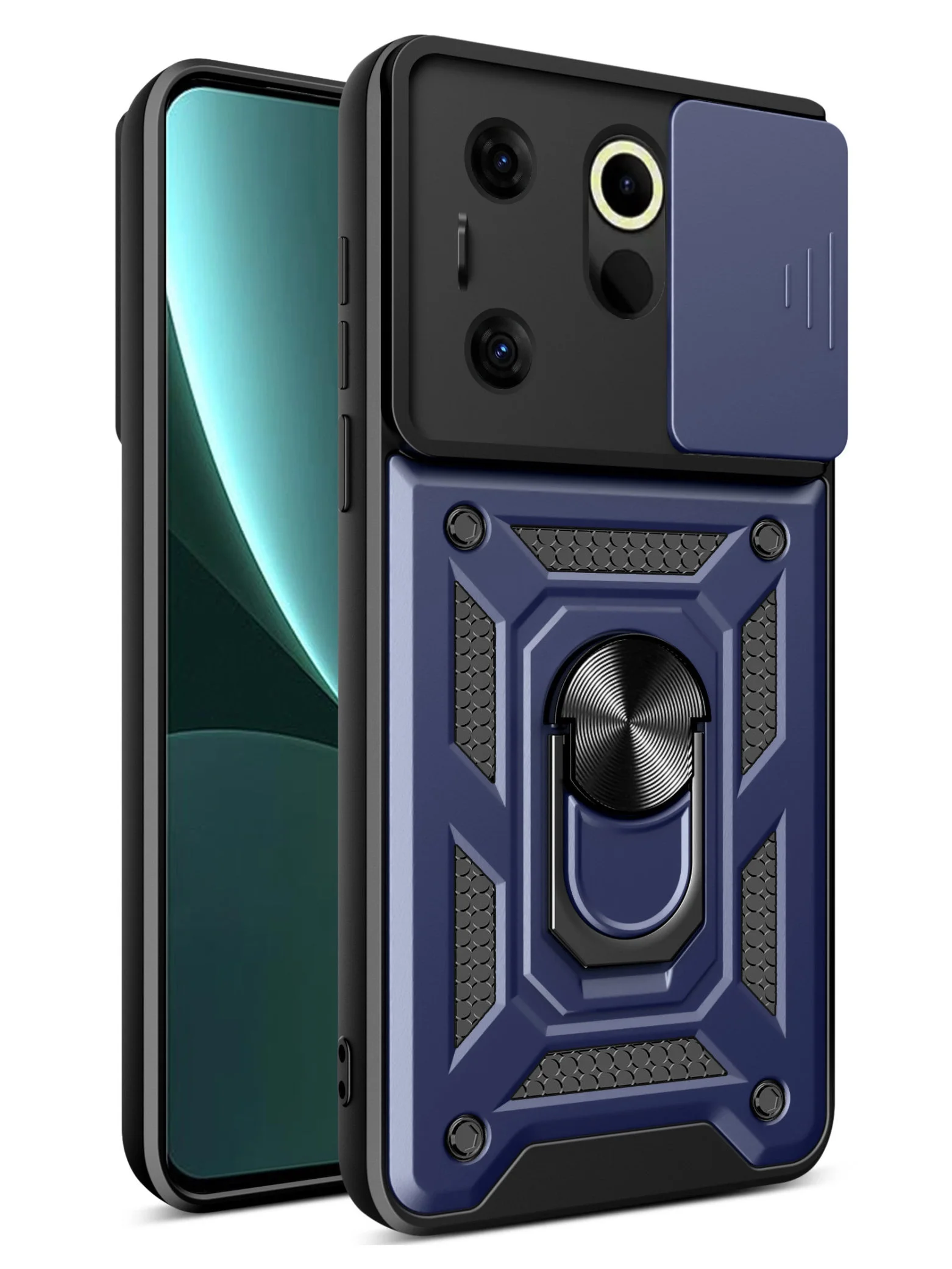Черный чехол противоударный armors для Tecno Camon 20 Premier 5G / Техно Камон 20 Премьер 5G