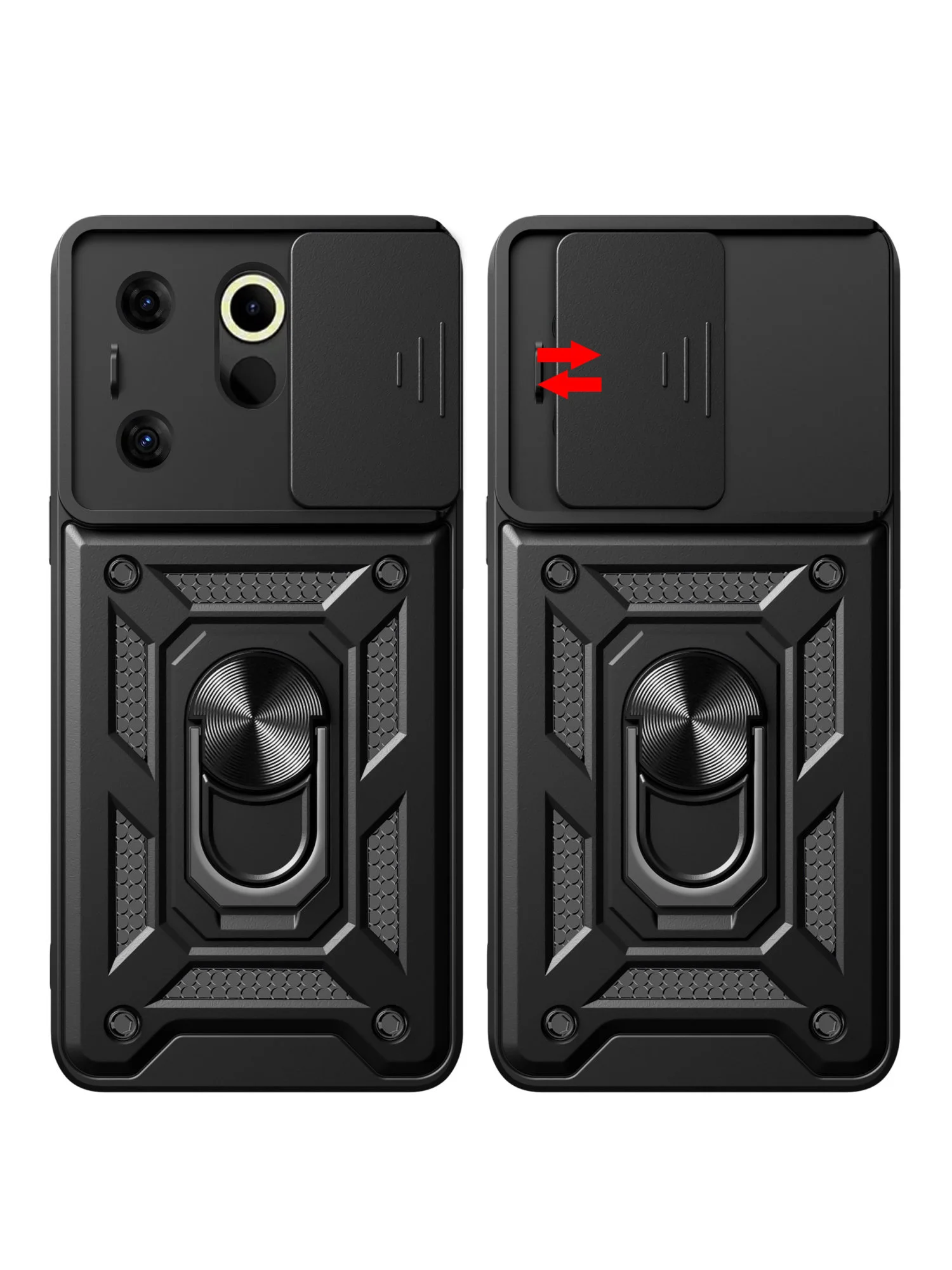 Черный чехол противоударный armors для Tecno Camon 20 Premier 5G / Техно Камон 20 Премьер 5G