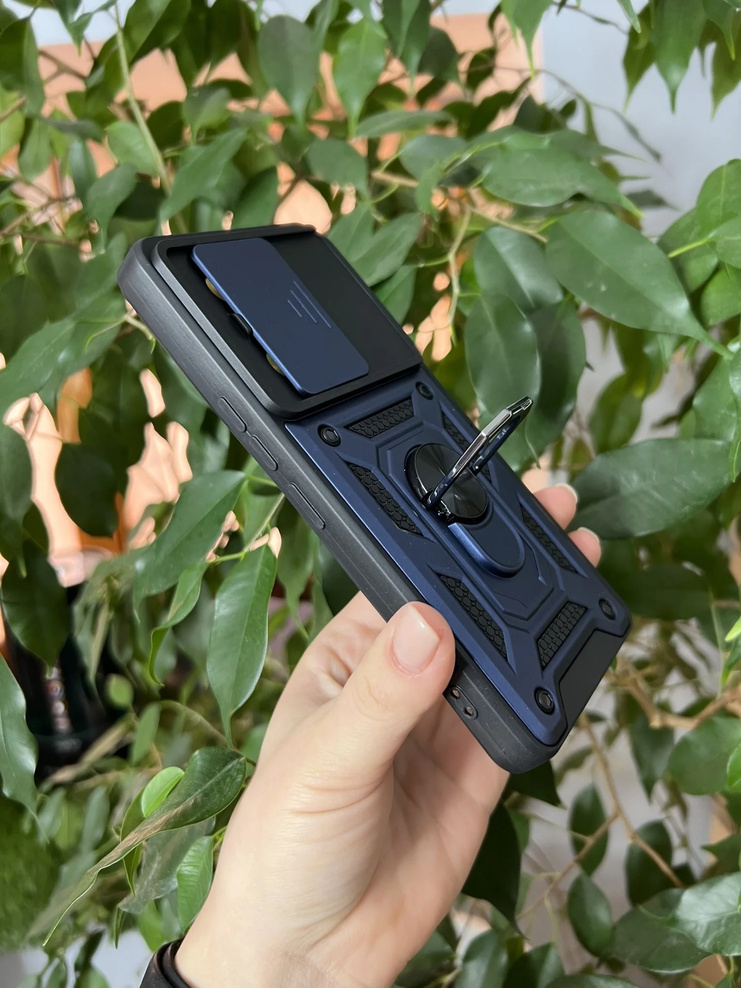 Темно-синий чехол противоударный armors для Tecno Camon 20 Premier 5G / Техно Камон 20 Премьер 5G