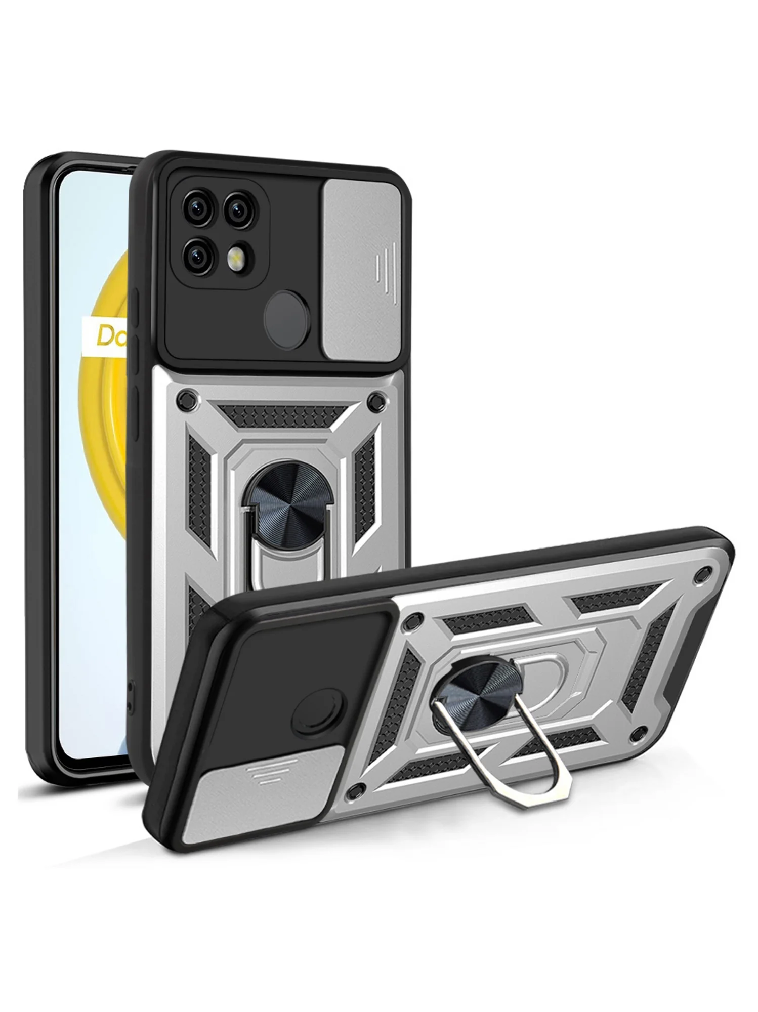 Чехол противоударный armors для Realme C21Y и C25Y / Реалми С21У и С25У с защитой камеры