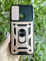 Розовый чехол противоударный armors для Realme C21Y и C25Y / Реалми С21У и С25У с защитой камеры