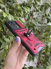Красный чехол противоударный armors для Realme C21Y и C25Y / Реалми С21У и С25У с защитой камеры