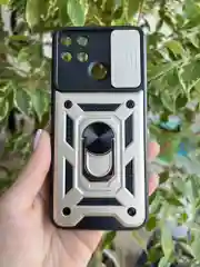 Золотой чехол противоударный armors для Realme C21Y и C25Y / Реалми С21У и С25У с защитой камеры