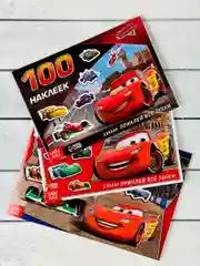 250 100 наклеек Наклейки мульт Тачки стикеры Маккуин Мэтр Франческо Развивающая книжка 3шт