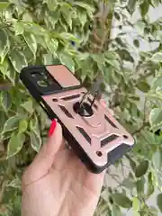 Розовый чехол противоударный armors для Realme C31 / Реалми С31 с защитой камеры