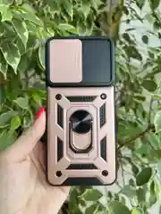 Розовый чехол противоударный armors для Realme C31 / Реалми С31 с защитой камеры