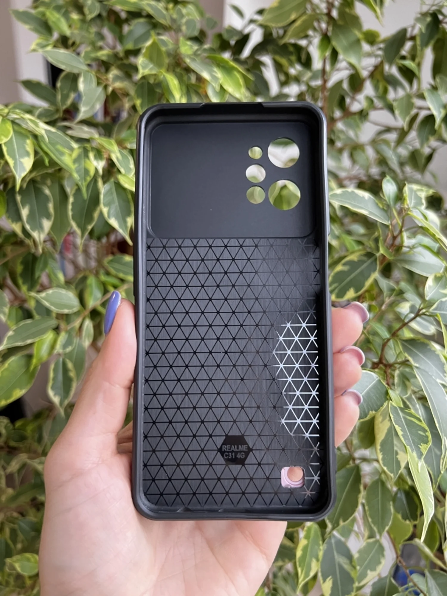 Красный чехол противоударный armors для Realme C31 / Реалми С31 с защитой камеры
