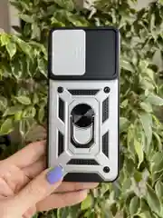 Розовый чехол противоударный armors для Realme C31 / Реалми С31 с защитой камеры
