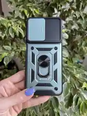 Зеленый чехол противоударный armors для Realme C31 / Реалми С31 с защитой камеры