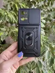 Черный чехол противоударный armors для Realme C31 / Реалми С31 с защитой камеры