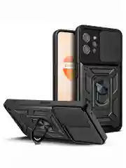 Черный чехол противоударный armors для Realme C31 / Реалми С31 с защитой камеры