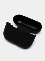 Чехол для Airpods PRO черный чехол для наушников аирподс про