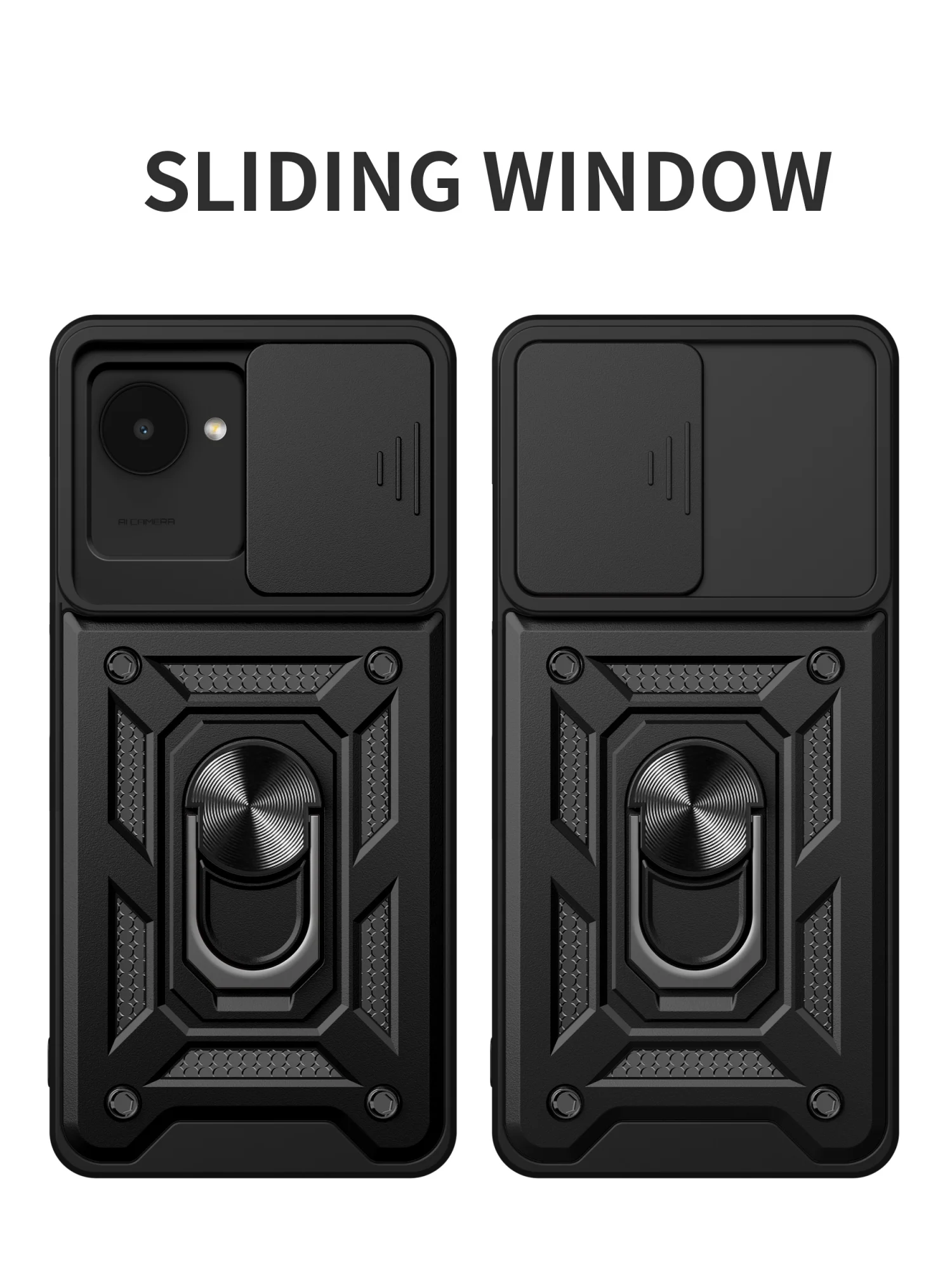 Черный чехол противоударный armors для Realme C30 и C30s и Narzo 50i Prime с защитой камеры