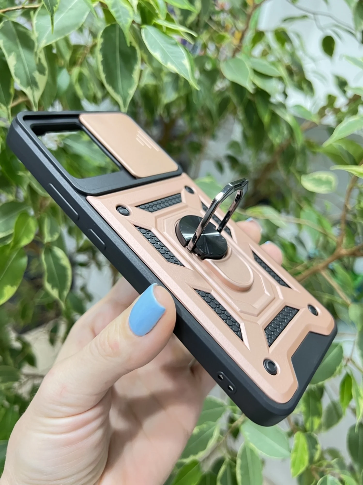 Розовый чехол противоударный armors для Realme C30 и C30s и Narzo 50i Prime с защитой камеры