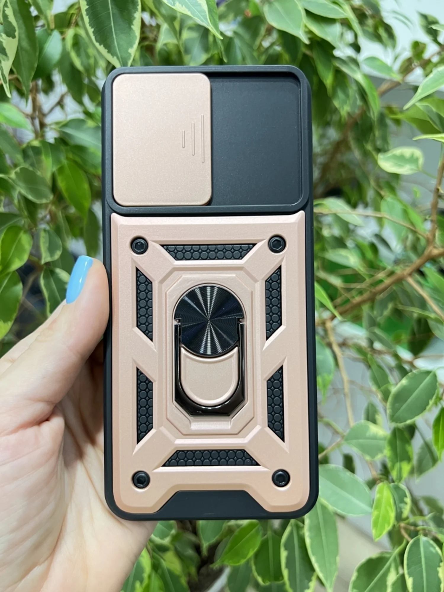 Розовый чехол противоударный armors для Realme C30 и C30s и Narzo 50i Prime с защитой камеры