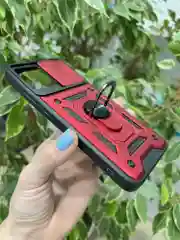 Красный чехол противоударный armors для Realme C30 и C30s и Narzo 50i Prime с защитой камеры