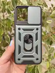 Зеленый чехол противоударный armors для Realme C30 и C30s и Narzo 50i Prime с защитой камеры