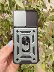 Зеленый чехол противоударный armors для Realme C30 и C30s и Narzo 50i Prime с защитой камеры