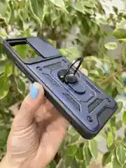 Темно-синий чехол противоударный armors для Realme C30 и C30s и Narzo 50i Prime с защитой камеры
