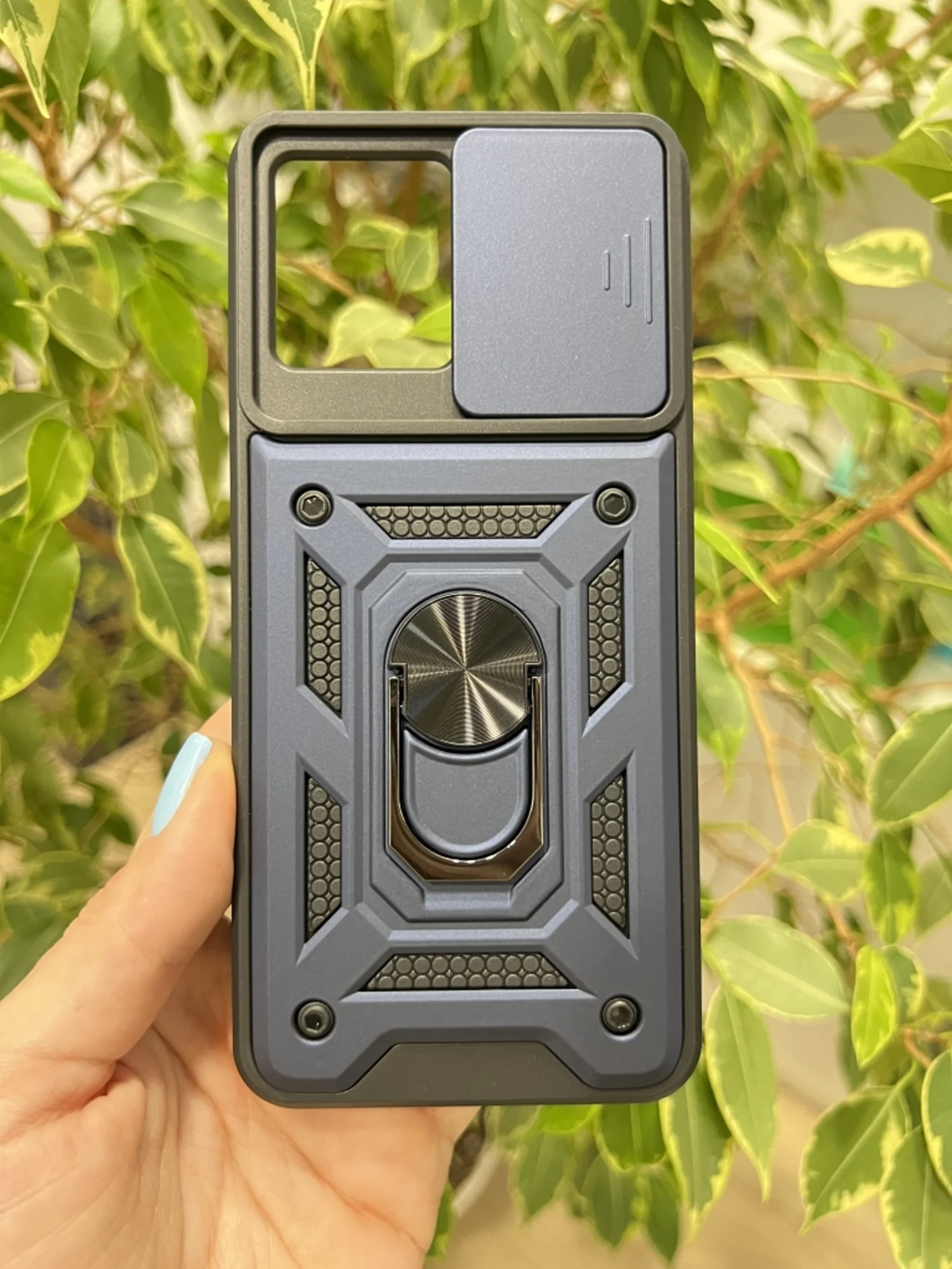 Темно-синий чехол противоударный armors для Realme C30 и C30s и Narzo 50i Prime с защитой камеры