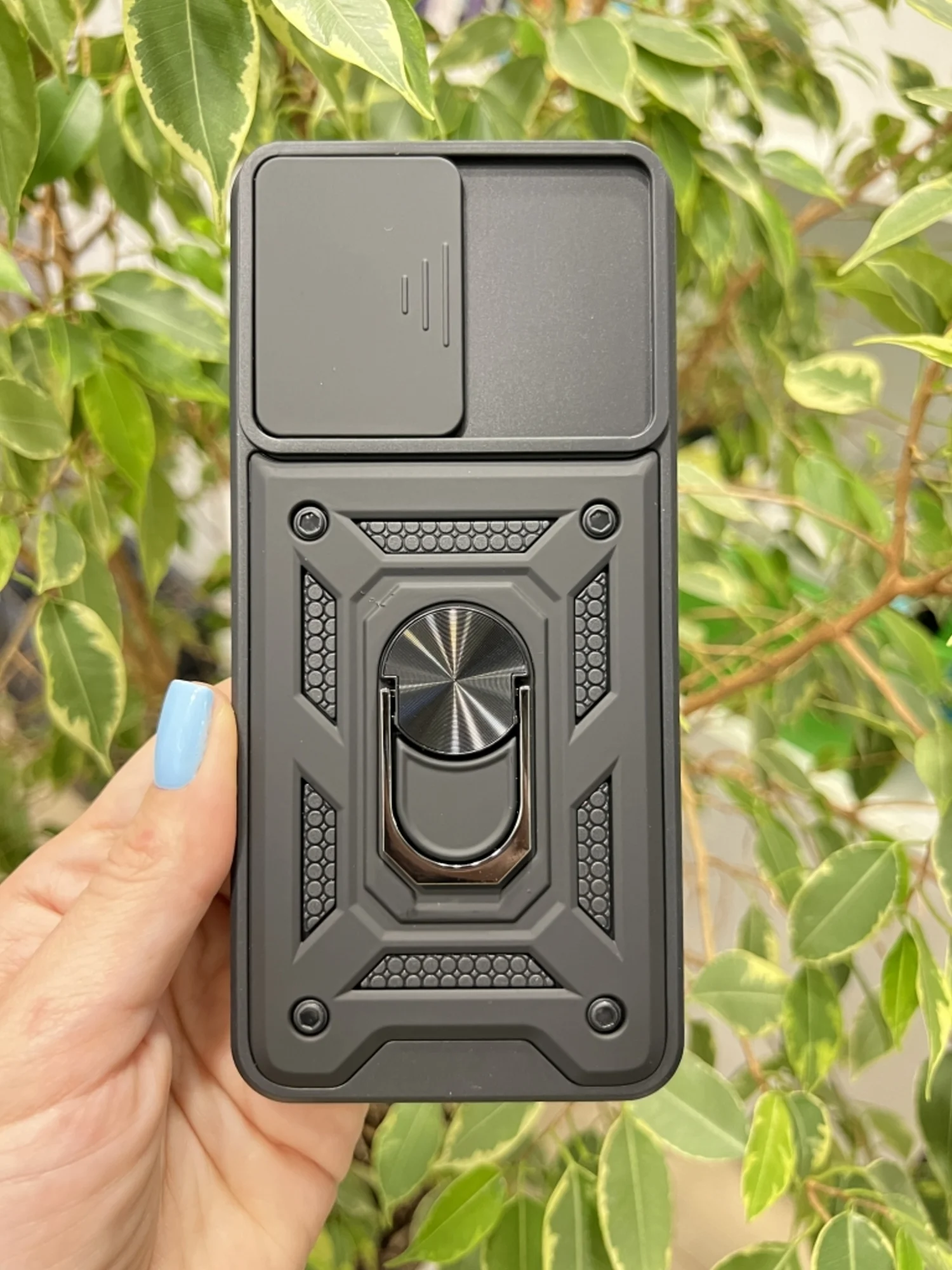 Темно-синий чехол противоударный armors для Realme C30 и C30s и Narzo 50i Prime с защитой камеры