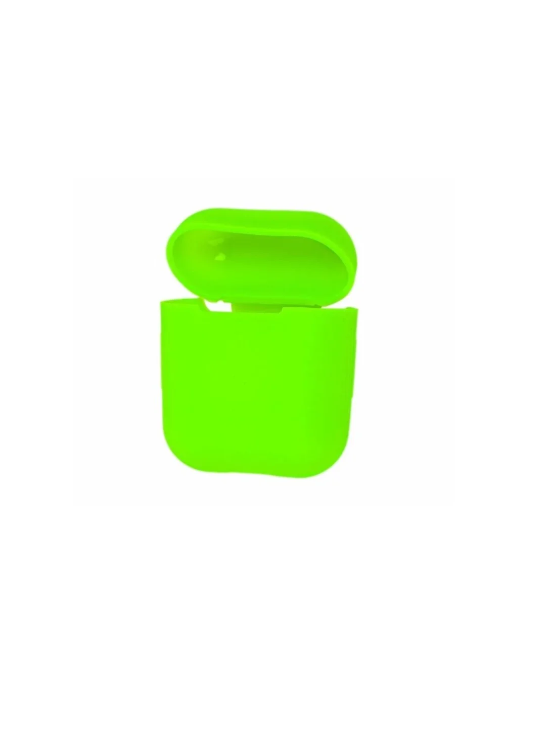 Салатовый чехол для Apple AirPods 1, AirPods 2 силиконовый