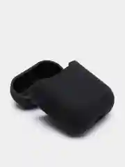 Черный чехол для Apple AirPods 1, AirPods 2 силиконовый