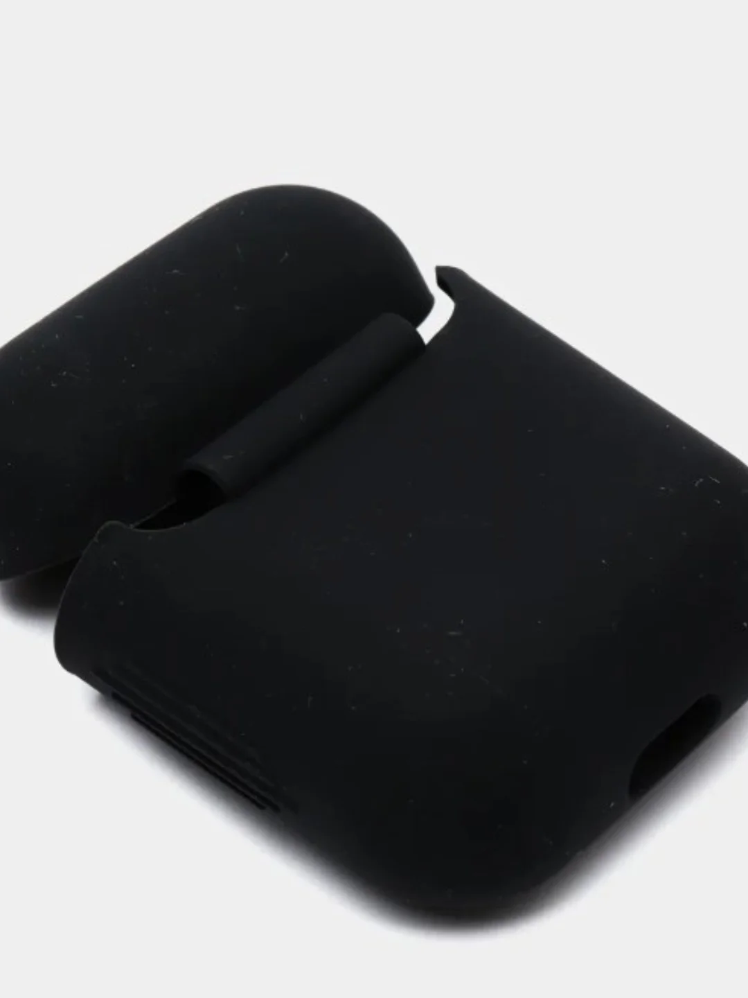 Черный чехол для Apple AirPods 1, AirPods 2 силиконовый