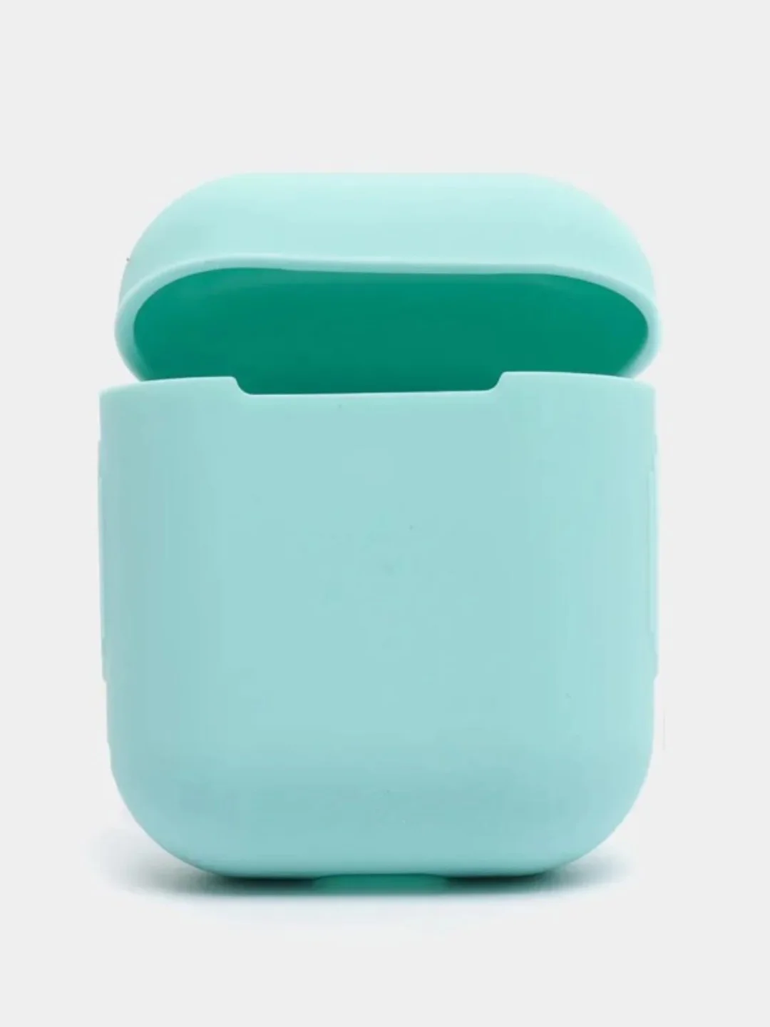 Бирюзовый чехол для Apple AirPods 1, AirPods 2 силиконовый
